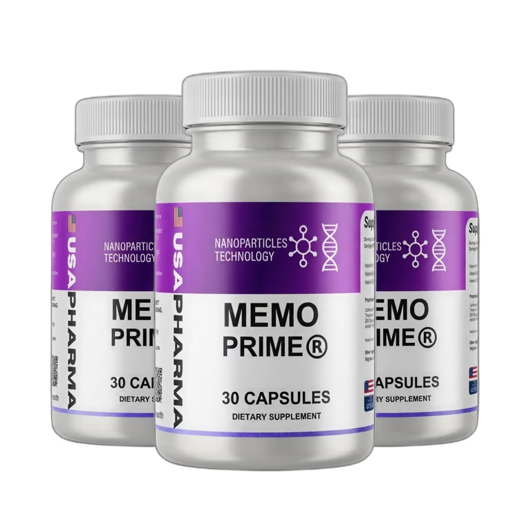 3 bottles of Memo Prime