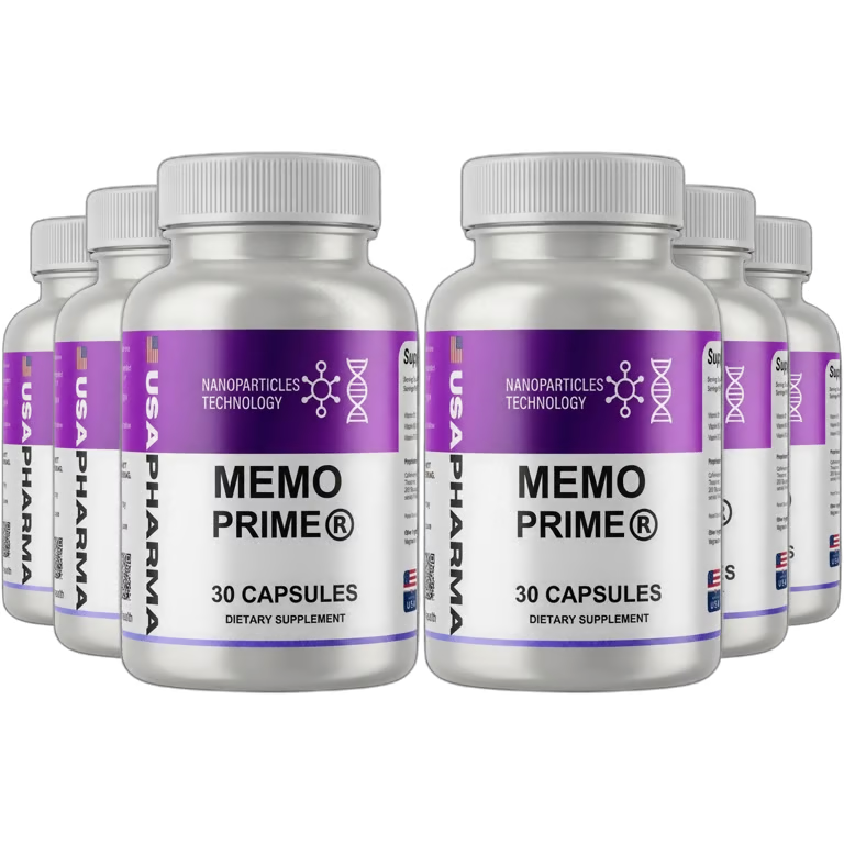 6 bottles of Memo Prime